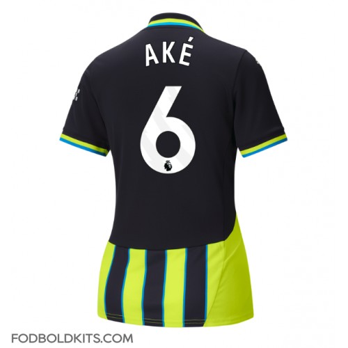 Manchester City Nathan Ake #6 Udebanetrøje Dame 2024-25 Kortærmet